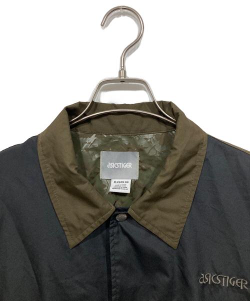 asics tiger（アシックスタイガー）ASICS Tiger (アシックスタイガー) コーチジャケット オリーブ サイズ:XL（海外サイズ）の古着・服飾アイテム