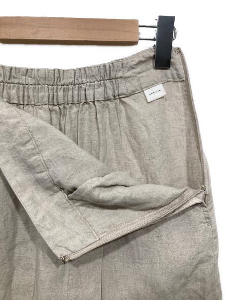 KAGURE（カグレ）KAGURE (カグレ) リネンラップスカート アイボリー サイズ:Freeの古着・服飾アイテム