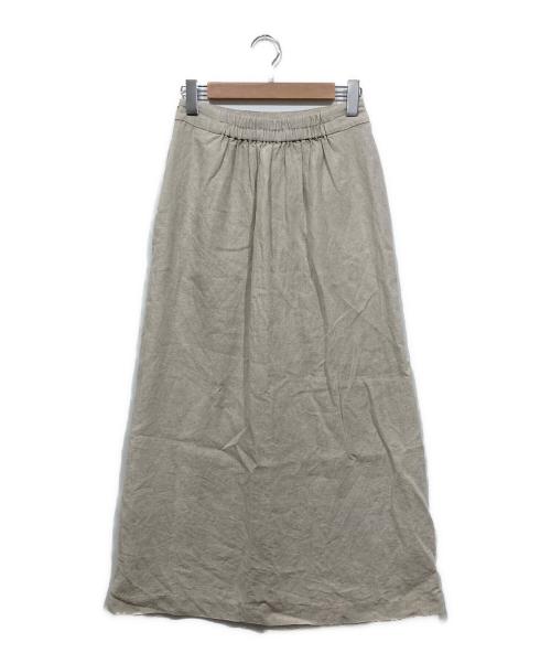KAGURE（カグレ）KAGURE (カグレ) リネンラップスカート アイボリー サイズ:Freeの古着・服飾アイテム