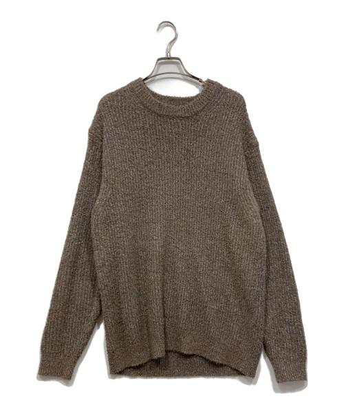 green label relaxing（グリーンレーベルリラクシング）green label relaxing (グリーンレーベルリラクシング) クルーネックニット ブラウン サイズ:Mの古着・服飾アイテム