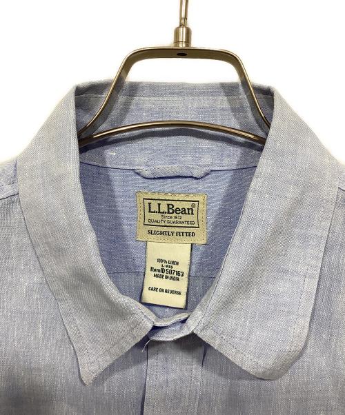 L.L.Bean（エルエルビーン）L.L.Bean (エルエルビーン) リネンシャツ ブルー サイズ:Lの古着・服飾アイテム