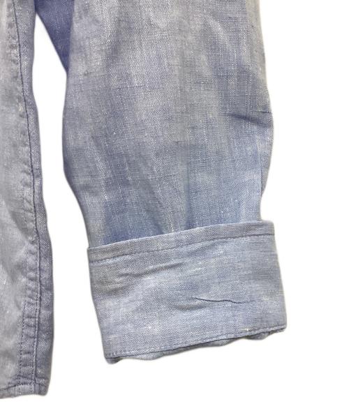 L.L.Bean（エルエルビーン）L.L.Bean (エルエルビーン) リネンシャツ ブルー サイズ:Lの古着・服飾アイテム