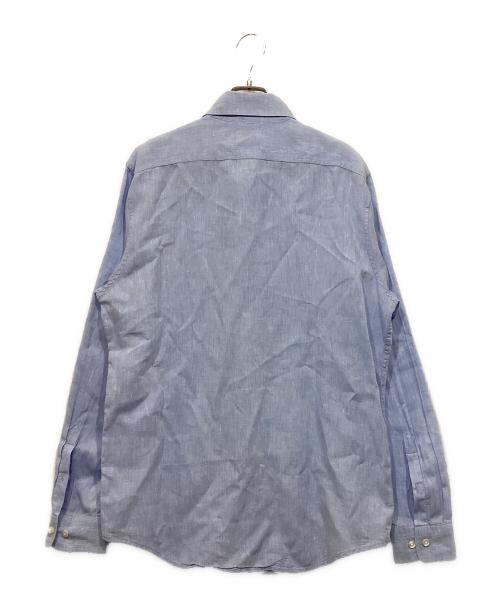 L.L.Bean（エルエルビーン）L.L.Bean (エルエルビーン) リネンシャツ ブルー サイズ:Lの古着・服飾アイテム