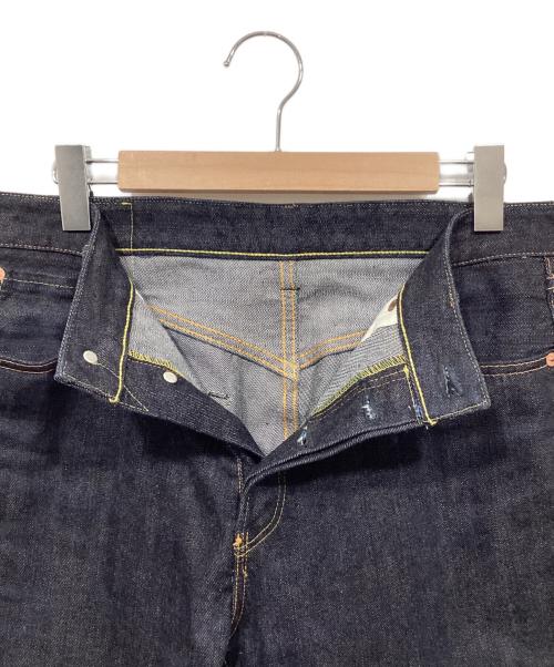 THE FLAT HEAD（ザ・フラットヘッド）THE FLAT HEAD (ザ・フラットヘッド) 14.5oz 左綾ジンバブエコットン リラックステーパード ジーンズ インディゴ サイズ:34の古着・服飾アイテム