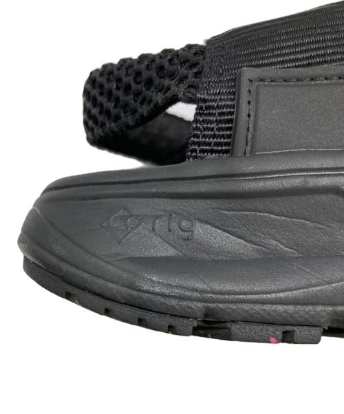 rig（リグ）rig (リグ) リカバリーサンダル  mguu n'v ブラック サイズ:23㎝の古着・服飾アイテム