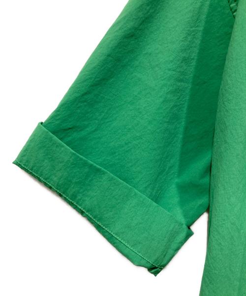 O0u（オー・ゼロ・ユー）O0u (オー・ゼロ・ユー) ラウンドカラーマキシワンピース グリーン サイズ:Fの古着・服飾アイテム