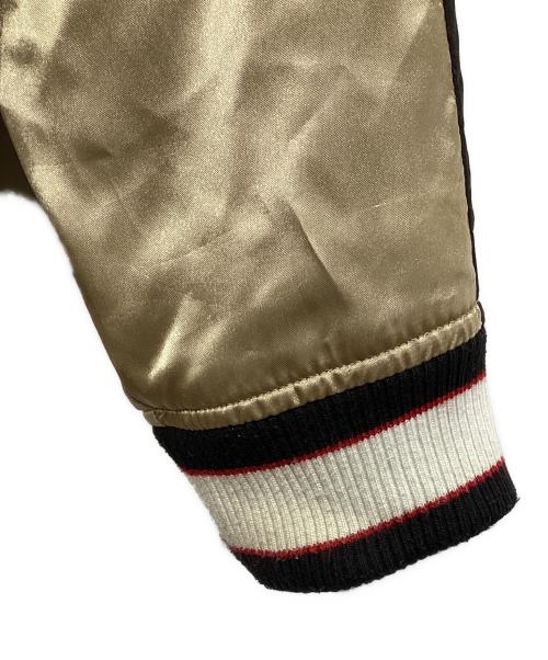 pandiesta japan（パンディエスタ ジャパン）PANDIESTA JAPAN (パンディエスタ ジャパン) ライダースカジャン ブラック×ベージュ サイズ:XLの古着・服飾アイテム