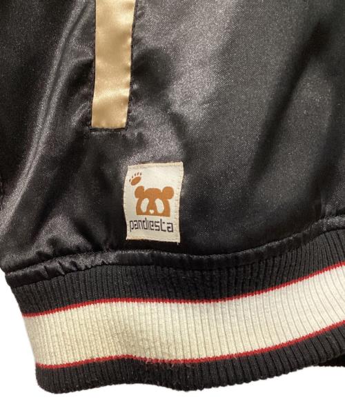 pandiesta japan（パンディエスタ ジャパン）PANDIESTA JAPAN (パンディエスタ ジャパン) ライダースカジャン ブラック×ベージュ サイズ:XLの古着・服飾アイテム