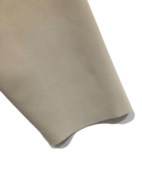 Adam et Rope（アダム エ ロペ）Adam et Rope (アダム エ ロペ) ニットジョーゼットボンディングジャケット ベージュ サイズ:-の古着・服飾アイテム