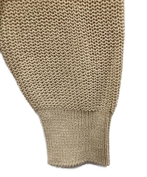 Plage（プラージュ）Plage (プラージュ) Decollete ニット ベージュ サイズ:サイズ表記なしの古着・服飾アイテム