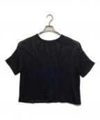 JOURNAL STANDARDジャーナルスタンダード）の古着「バスケットメッシュTシャツ」｜ブラック