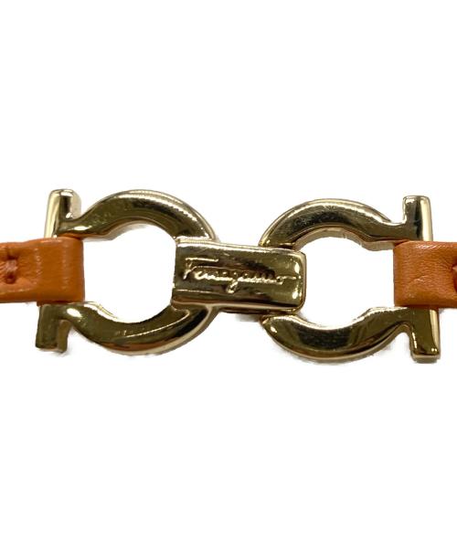 Ferragamo（フェラガモ）Ferragamo (フェラガモ) ガンチーニブレスレット オレンジの古着・服飾アイテム