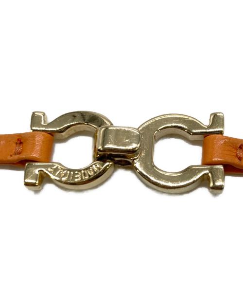 Ferragamo（フェラガモ）Ferragamo (フェラガモ) ガンチーニブレスレット オレンジの古着・服飾アイテム
