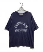 R JUBILEEアールジュビリー）の古着「POTSDAM WRESTLING T-shirts」｜ネイビー