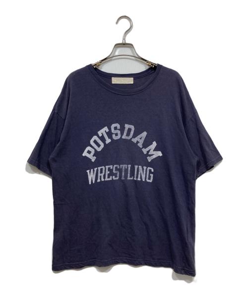 R JUBILEE（アールジュビリー）R JUBILEE (アールジュビリー) POTSDAM WRESTLING T-shirts ネイビー サイズ:Fの古着・服飾アイテム