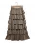 FURFUR (ファーファー) ティアードフリルスカート ベージュ サイズ:F：3500円