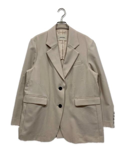 COCODEAL（ココディール）COCODEAL (ココディール) ベルテッドテーラードジャケット アイボリー サイズ:1の古着・服飾アイテム