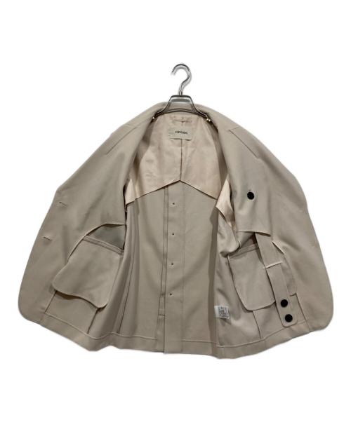 COCODEAL（ココディール）COCODEAL (ココディール) ベルテッドテーラードジャケット アイボリー サイズ:1の古着・服飾アイテム
