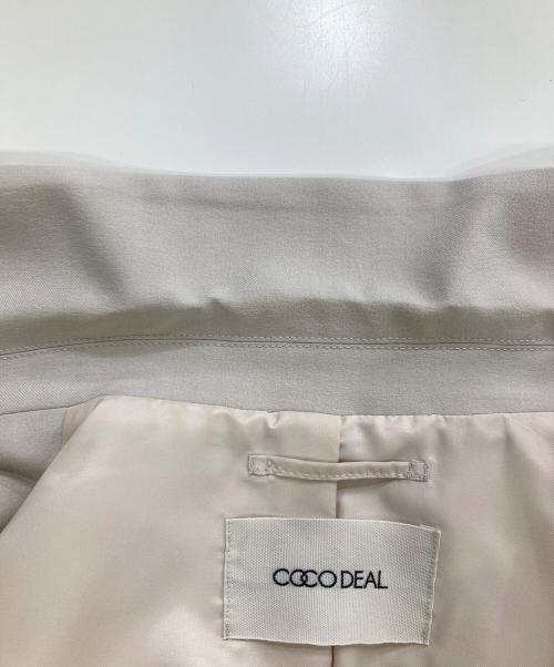 COCODEAL（ココディール）COCODEAL (ココディール) ベルテッドテーラードジャケット アイボリー サイズ:1の古着・服飾アイテム