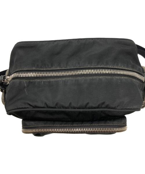 PRADA（プラダ）PRADA (プラダ) ナイロンショルダーバッグ ブラックの古着・服飾アイテム