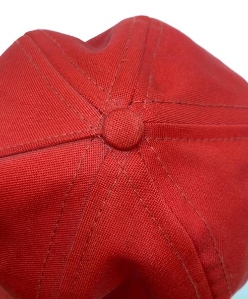 ANTIHERO（アンタイヒーロー）ANTIHERO (アンタイヒーロー) キャップ　ロゴ レッドの古着・服飾アイテム