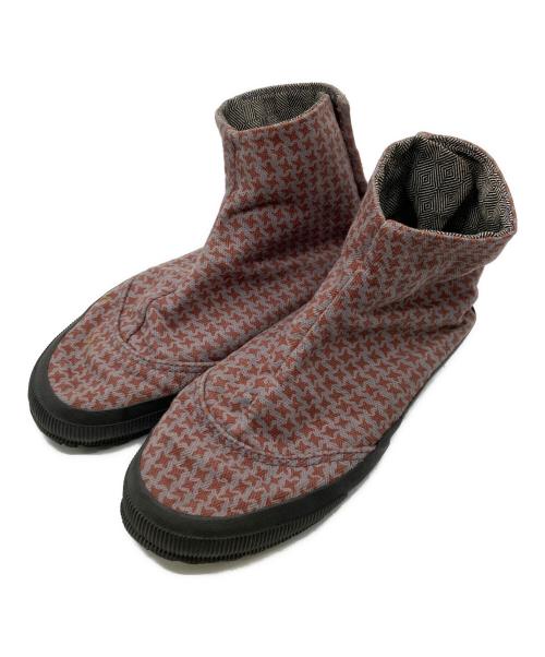 SOU・SOU（ソウソウ）SOU・SOU (ソウソウ) 足袋スニーカー グレー×レッド サイズ:23㎝の古着・服飾アイテム