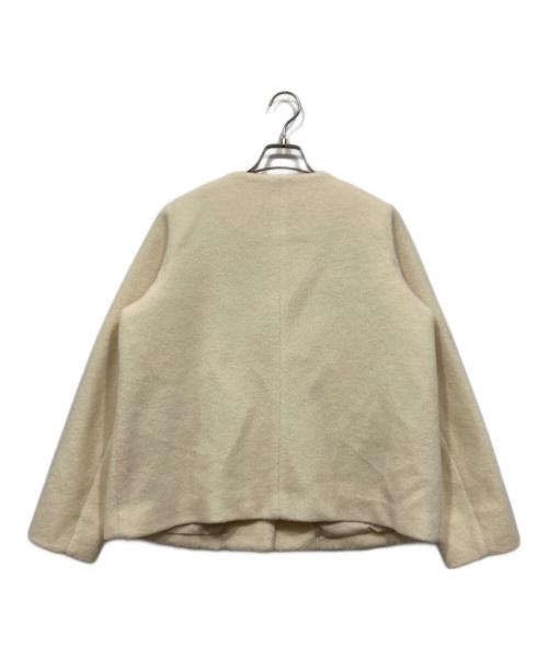 NATURAL BEAUTY BASIC（ナチュラルビューティーベーシック）NATURAL BEAUTY BASIC (ナチュラルビューティーベーシック) ボアブルゾン アイボリー サイズ:Sの古着・服飾アイテム