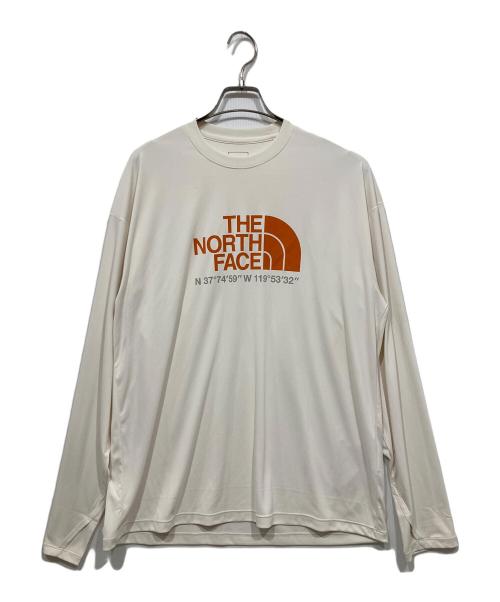 THE NORTH FACE（ザ ノース フェイス）THE NORTH FACE (ザ ノース フェイス) ロングスリーブウォータースムースティー アイボリー サイズ:Lの古着・服飾アイテム