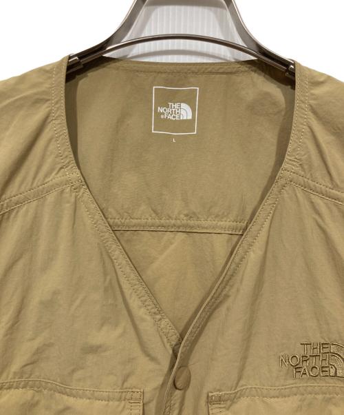 THE NORTH FACE（ザ ノース フェイス）THE NORTH FACE (ザ ノース フェイス) ラッスルキャノピーベスト ベージュ サイズ:Lの古着・服飾アイテム