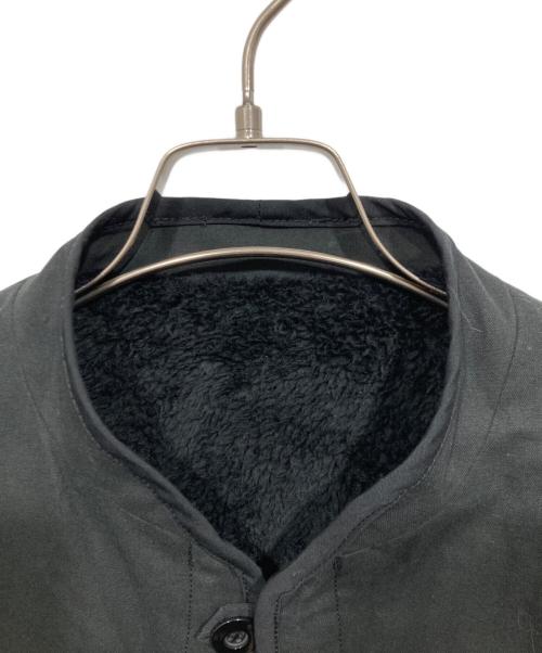 ARMY TWILL（アーミーツイル）ARMY TWILL (アーミーツイル) ノーカラーミリタリーリバーシブルコート ブラック サイズ:Freeの古着・服飾アイテム