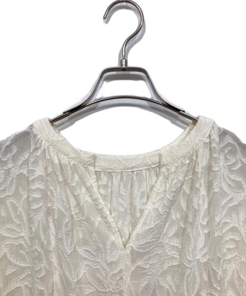 mag by c（マグバイシー）mag by c (マグバイシー) ブラウスワンピース ホワイト サイズ:Fの古着・服飾アイテム