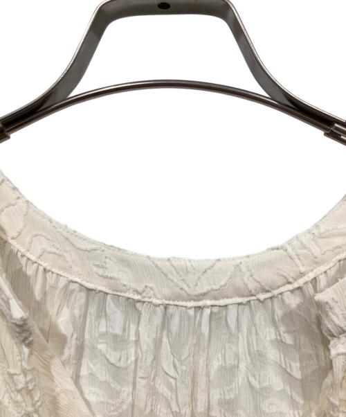 mag by c（マグバイシー）mag by c (マグバイシー) ブラウスワンピース ホワイト サイズ:Fの古着・服飾アイテム