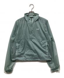 UNDER ARMOUR（アンダーアーマー）の古着「ハーフジップジャケット」｜ブルー