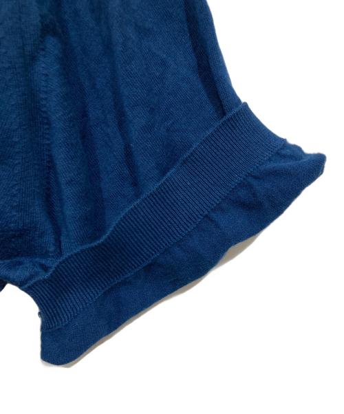 JOHN SMEDLEY（ジョンスメドレー）JOHN SMEDLEY (ジョンスメドレー) ニットポロシャツ ブルー サイズ:XLの古着・服飾アイテム