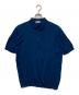 JOHN SMEDLEY（ジョンスメドレー）の古着「ニットポロシャツ」｜ブルー
