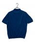 JOHN SMEDLEY (ジョンスメドレー) ニットポロシャツ ブルー サイズ:XL：5000円