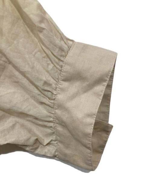 Spick and Span（スピックアンドスパン）Spick and Span (スピックアンドスパン) コットンボイルフリルブラウス ベージュ サイズ:Freeの古着・服飾アイテム