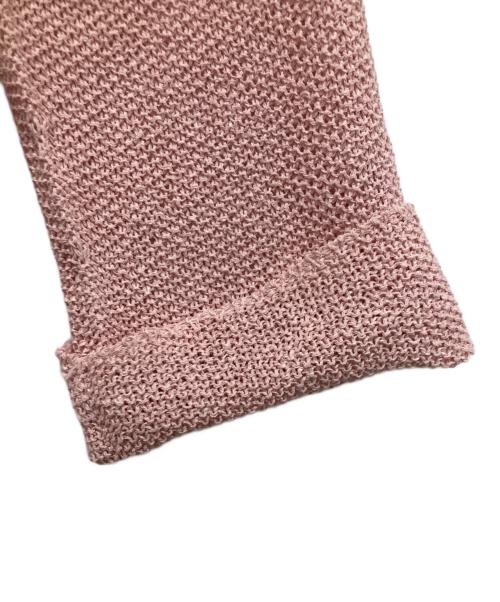 Spick and Span（スピックアンドスパン）Spick and Span (スピックアンドスパン) カノコ編みペーパーヤーン2WAYルーズニット ピンク サイズ:Freeの古着・服飾アイテム