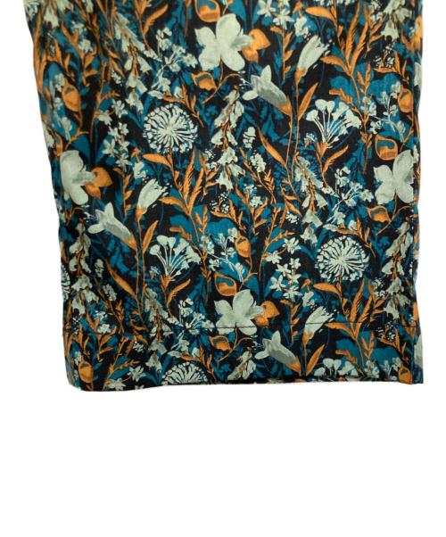 URBAN RESEARCH DOORS（アーバンリサーチドアーズ）URBAN RESEARCH DOORS (アーバンリサーチドアーズ) フラワープリントイージーパンツ グリーン×ネイビー サイズ:Sの古着・服飾アイテム