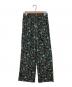 URBAN RESEARCH DOORS（アーバンリサーチドアーズ）の古着「フラワープリントイージーパンツ」｜グリーン×ネイビー