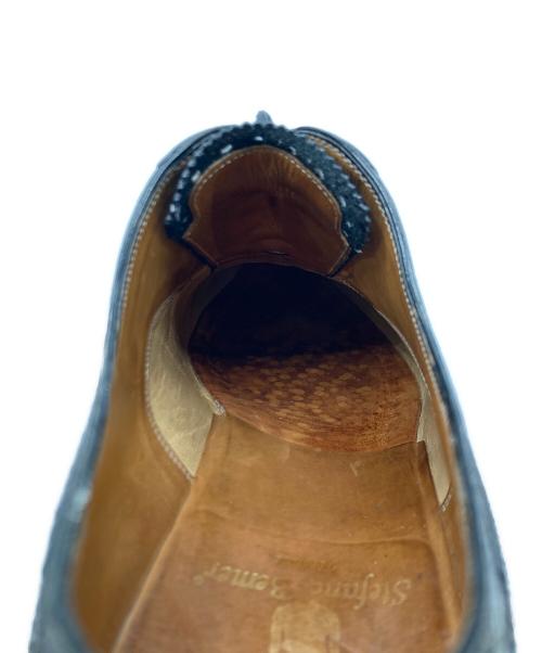 Stefano Bemer（ステファノ ベーメル）Stefano Bemer (ステファノ ベーメル) メダリオンシューズ ブラック サイズ:41の古着・服飾アイテム