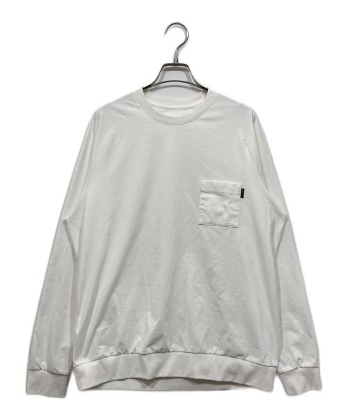 THE NORTH FACE（ザ ノース フェイス）THE NORTH FACE (ザ ノース フェイス) L/S Airy Relax Tee UB ホワイト サイズ:Lの古着・服飾アイテム
