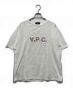 A.P.C.アーペーセー）の古着「刺繍ロゴTシャツ」｜ホワイト