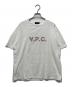 A.P.C.（アーペーセー）の古着「刺繍ロゴTシャツ」｜ホワイト