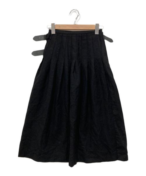 O'NEIL OF DUBLIN（オニールオブダブリン）O'NEIL OF DUBLIN (オニールオブダブリン) ラップスカート ブラック サイズ:36の古着・服飾アイテム