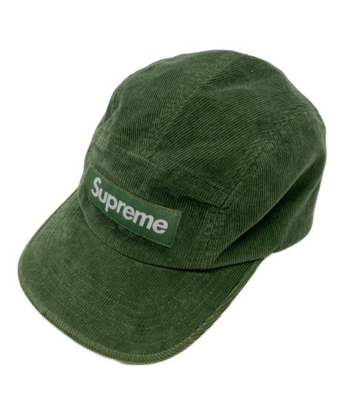SUPREME（シュプリーム）Supreme (シュプリーム) Corduroy Camp Cap グリーンの古着・服飾アイテム