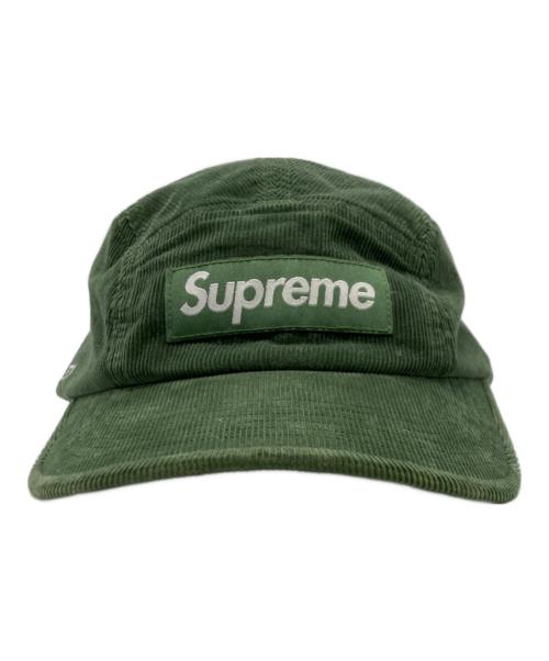 SUPREME（シュプリーム）Supreme (シュプリーム) Corduroy Camp Cap グリーンの古着・服飾アイテム
