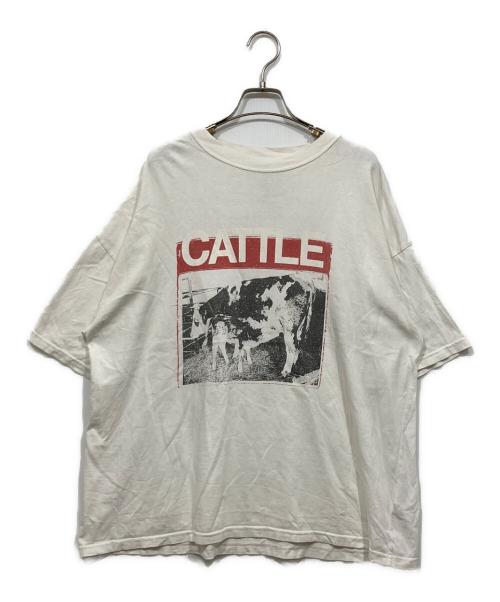 REMI RELIEF（レミレリーフ）REMI RELIEF (レミレリーフ) プリントTシャツ ホワイト サイズ:Mの古着・服飾アイテム