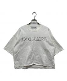 THIRD MAGAZINE（サードマガジン）の古着「ロゴTシャツ」｜ホワイト