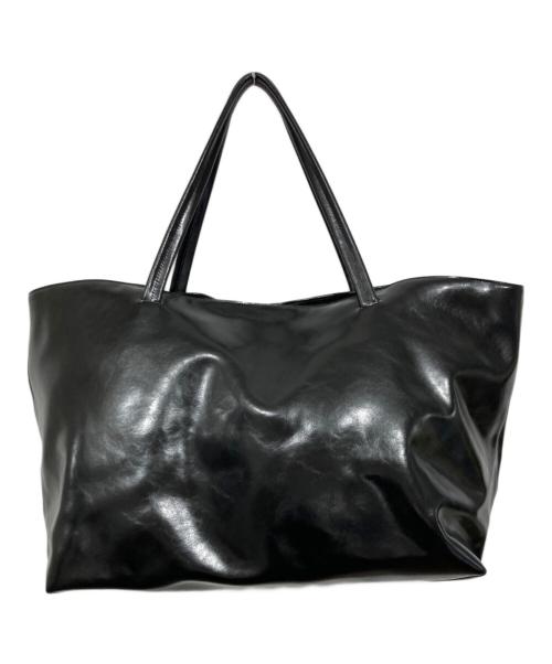 NOTHING WRITTEN（ナッシングリトゥン）NOTHING WRITTEN (ナッシングリトゥン) ラージトートバッグ ブラックの古着・服飾アイテム